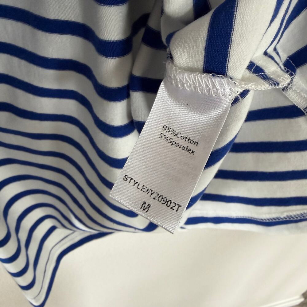 Pomander Place Hayden Blue Stripe Long Sleeve Tee (M) Tuckernuck - Picture 7 of 8
